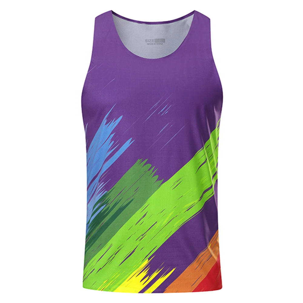 Mens Urltra-Light Running Vest Athletics Tank Tops Speed Sports Fitness Athlete Track Field Marathon Sleeveless Shirts Clothing