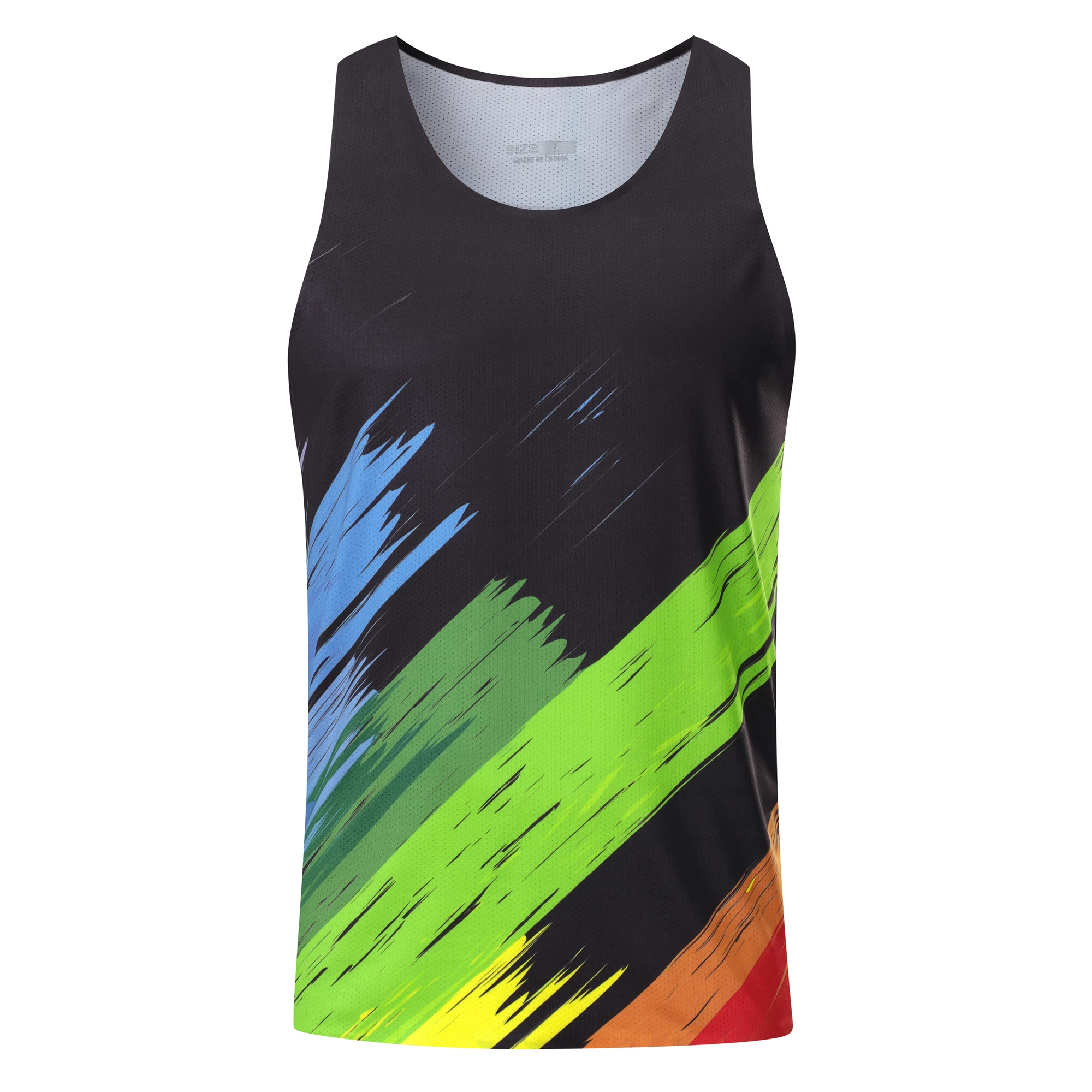 Mens Urltra-Light Running Vest Athletics Tank Tops Speed Sports Fitness Athlete Track Field Marathon Sleeveless Shirts Clothing