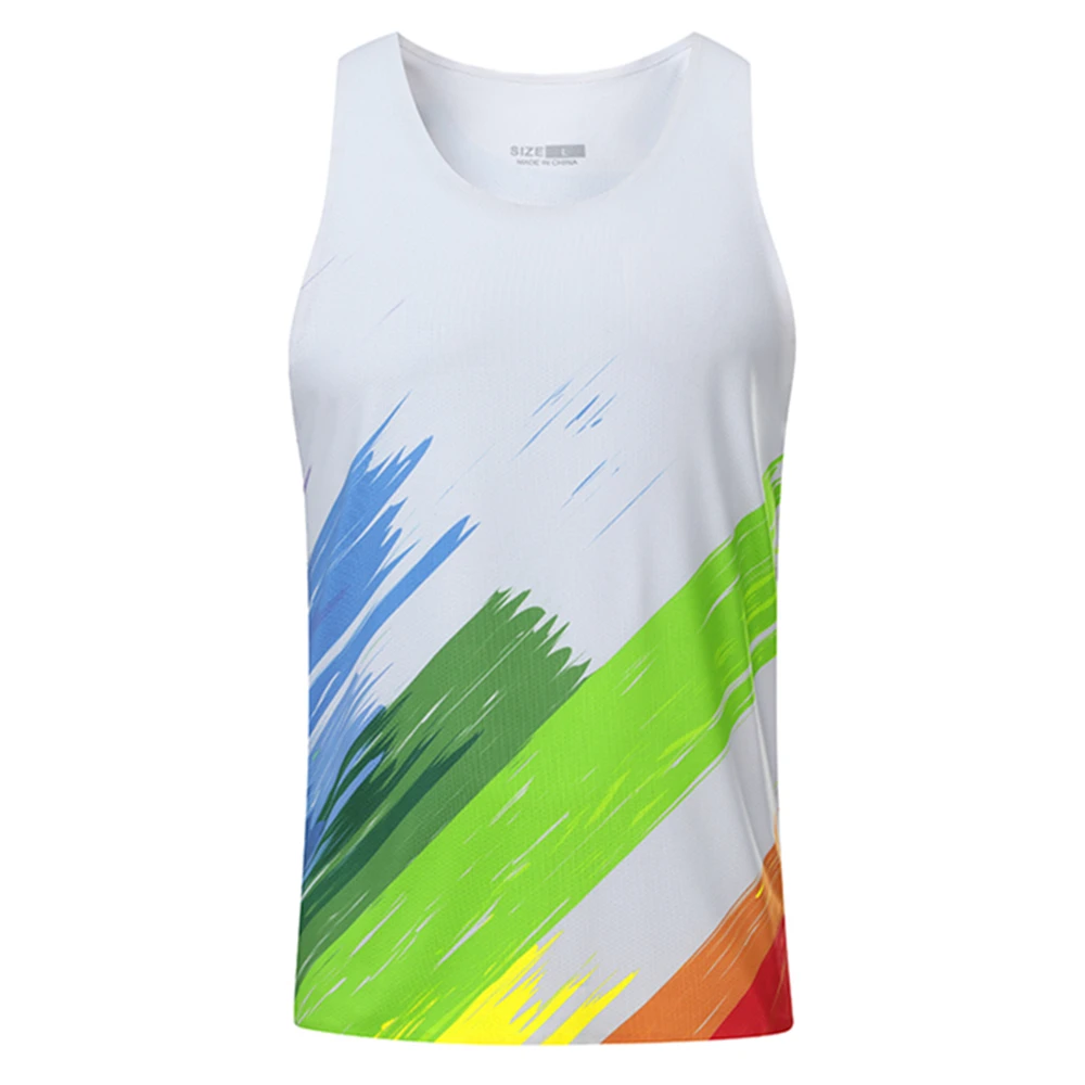 Mens Urltra-Light Running Vest Athletics Tank Tops Speed Sports Fitness Athlete Track Field Marathon Sleeveless Shirts Clothing