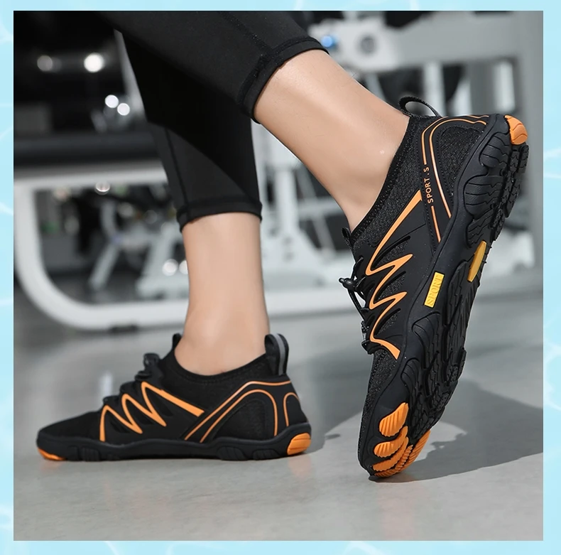 Unisex Water Shoes Men Women Quick-Dry Anti-Slip Hiking Outdoor Trekking Shoes Barefoot Sneakers for River Rafting Beach Fitness