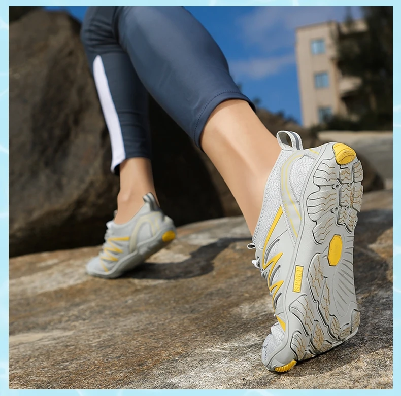 Unisex Water Shoes Men Women Quick-Dry Anti-Slip Hiking Outdoor Trekking Shoes Barefoot Sneakers for River Rafting Beach Fitness