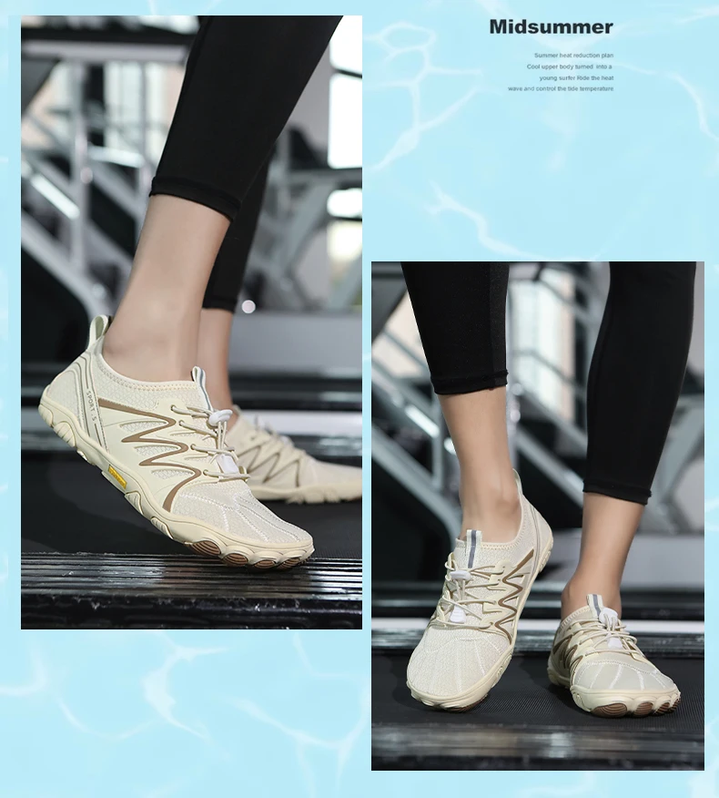 Unisex Water Shoes Men Women Quick-Dry Anti-Slip Hiking Outdoor Trekking Shoes Barefoot Sneakers for River Rafting Beach Fitness