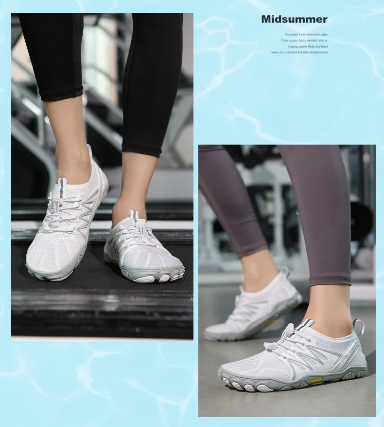 Unisex Water Shoes Men Women Quick-Dry Anti-Slip Hiking Outdoor Trekking Shoes Barefoot Sneakers for River Rafting Beach Fitness