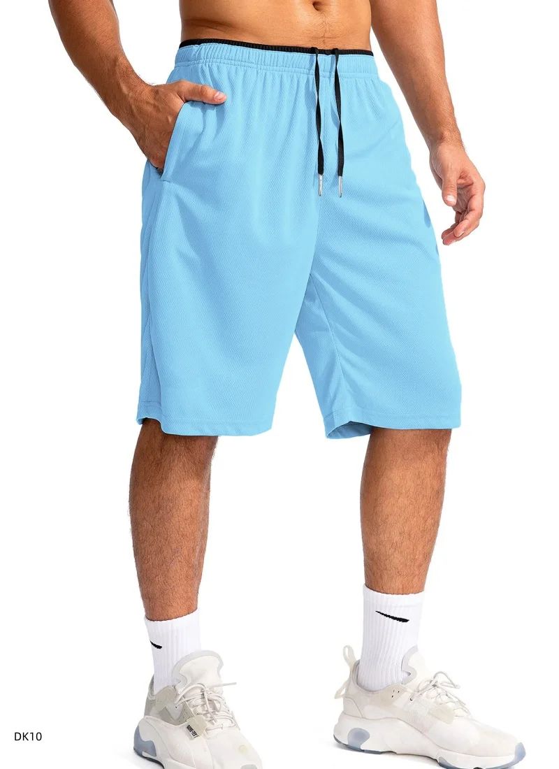 Men Beach Shorts with Summer Casual Board Shorts with Pockets Quick Dry Basketball Shorts Bodybuilding Sweatpants Ventilate
