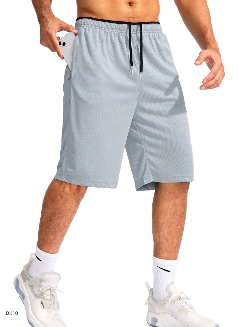 Men Beach Shorts with Summer Casual Board Shorts with Pockets Quick Dry Basketball Shorts Bodybuilding Sweatpants Ventilate