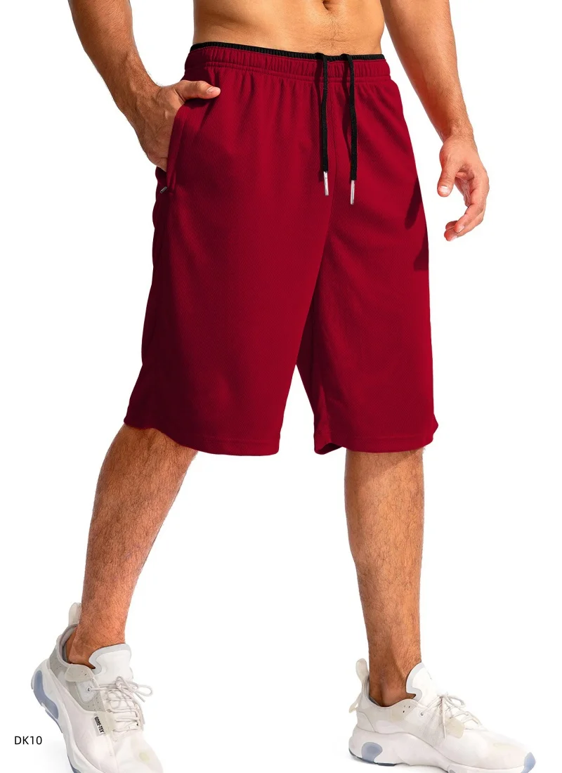 Men Beach Shorts with Summer Casual Board Shorts with Pockets Quick Dry Basketball Shorts Bodybuilding Sweatpants Ventilate