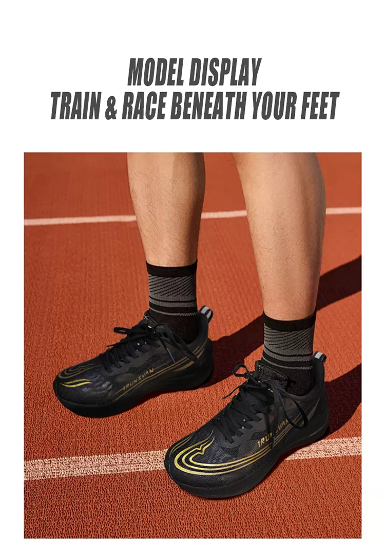 IRUNSVAN Heat 3.0 Lightweight Racing Running Shoes Comfortable And Shock-Absorbing Casual Men's And Women's Sports Shoes 172