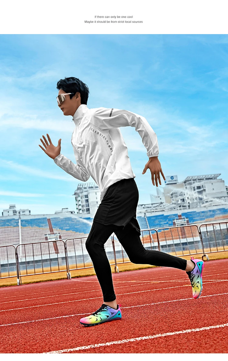 Men Women Professional Track Spike Soft Field Non Slip Racing Long Jump Running Sprint Shoes Athletic Nails Race Light weight