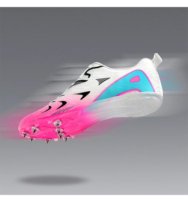 Men Women Professional Track Spike Soft Field Non Slip Racing Long Jump Running Sprint Shoes Athletic Nails Race Light weight