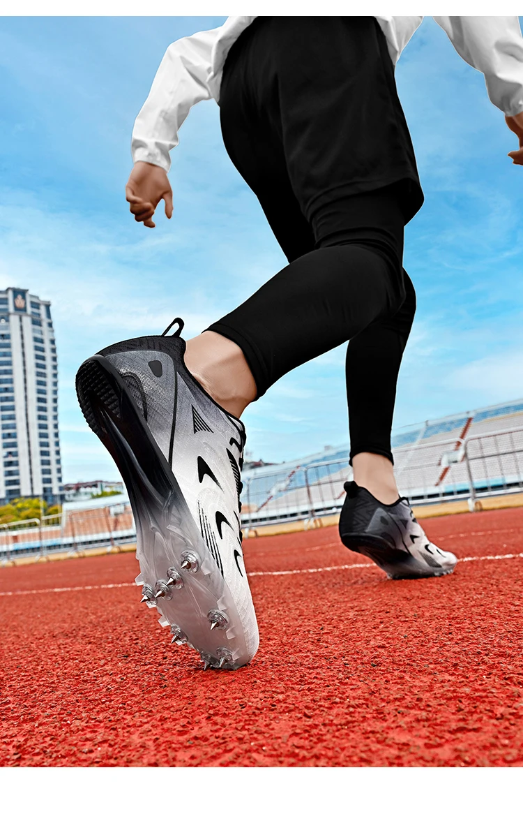 Men Women Professional Track Spike Soft Field Non Slip Racing Long Jump Running Sprint Shoes Athletic Nails Race Light weight