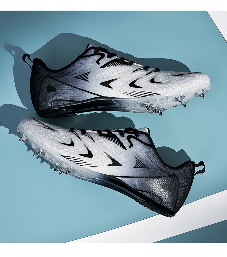 Men Women Professional Track Spike Soft Field Non Slip Racing Long Jump Running Sprint Shoes Athletic Nails Race Light weight
