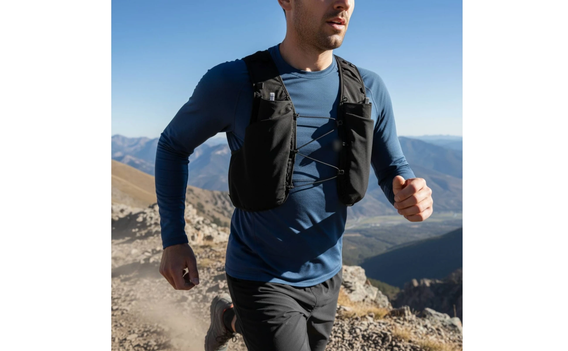 Lightweight Running Vest Portable Lightweight Trail Vest Outdoor Gear Reflective Ventilated Mesh for Mountaineering