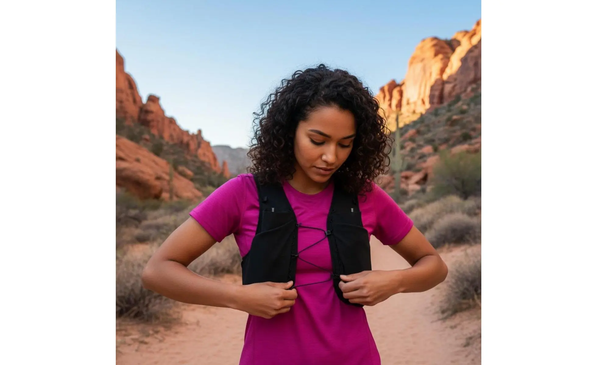 Lightweight Running Vest Portable Lightweight Trail Vest Outdoor Gear Reflective Ventilated Mesh for Mountaineering