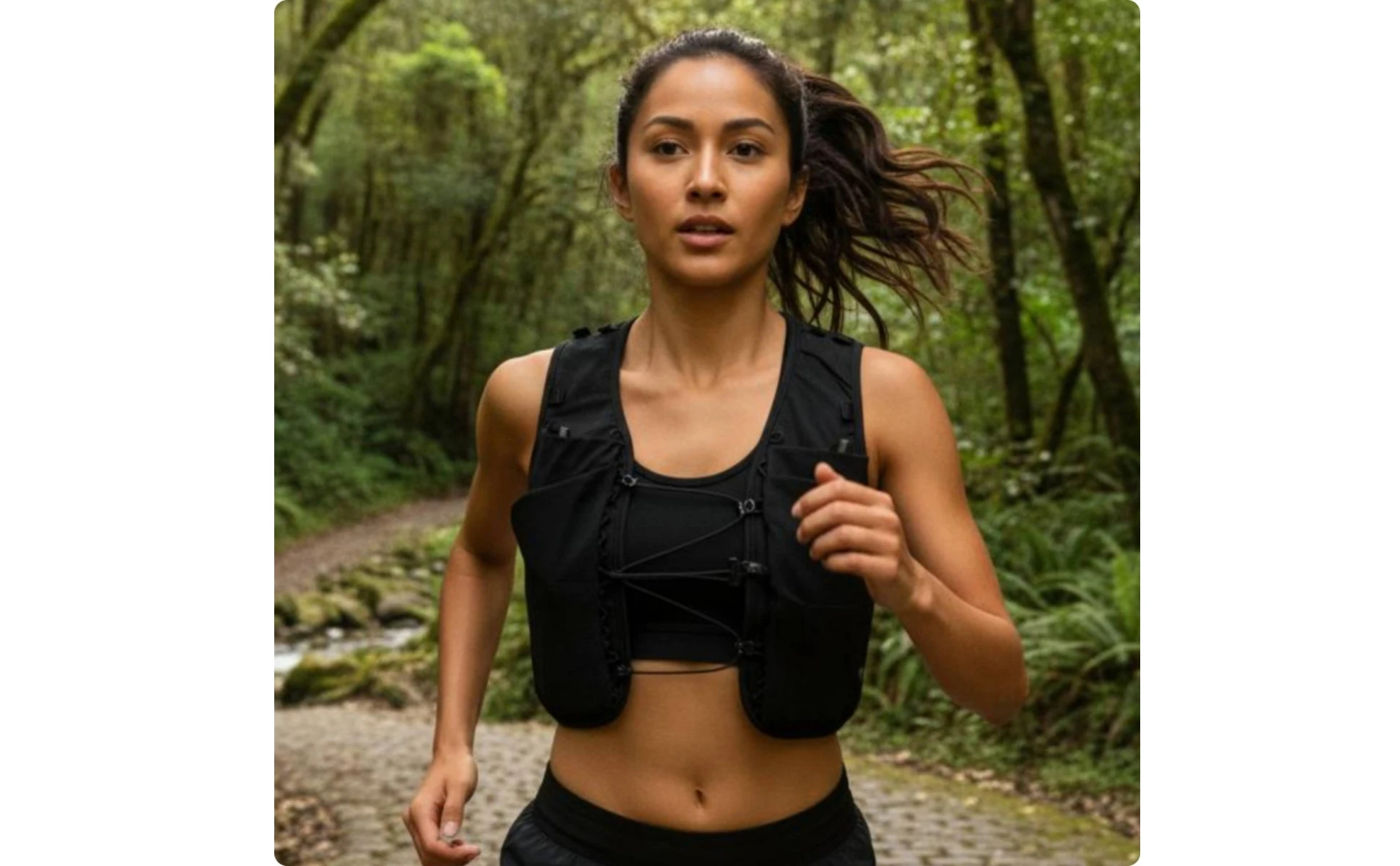 Lightweight Running Vest Portable Lightweight Trail Vest Outdoor Gear Reflective Ventilated Mesh for Mountaineering