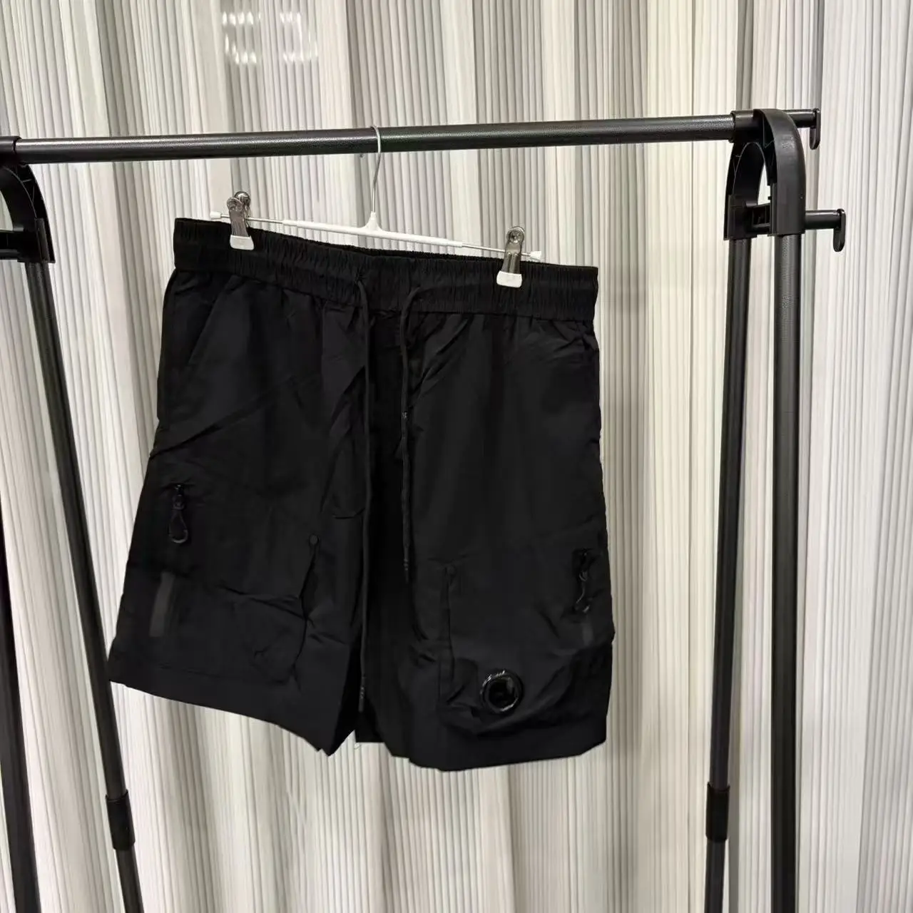 Beach pants, men's ice silk shorts, summer work pants, sports pants, versatile pocket design, beach pants, five quarter pants