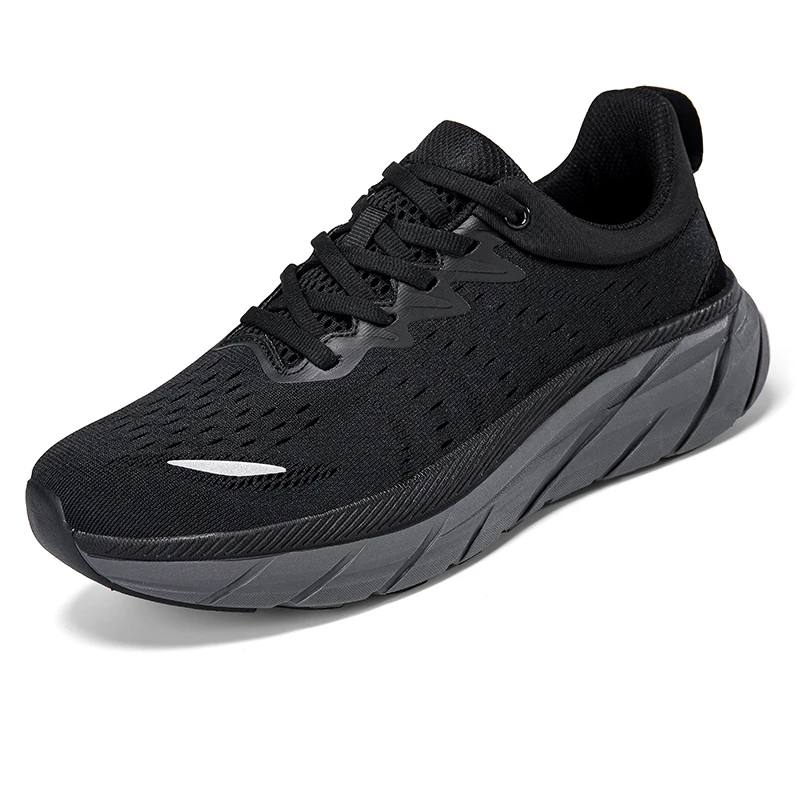 Mesh Breathable Sports Shoes for Men and Women, Thick Soled Shock-Absorbing lightweight Soft Soled Running Shoes