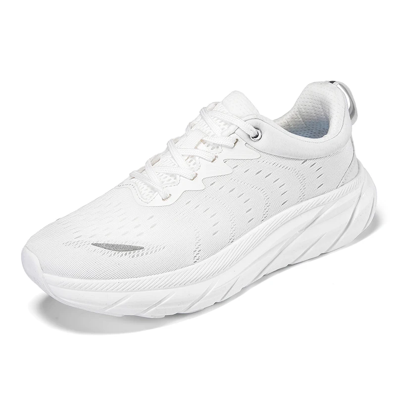 Mesh Breathable Sports Shoes for Men and Women, Thick Soled Shock-Absorbing lightweight Soft Soled Running Shoes