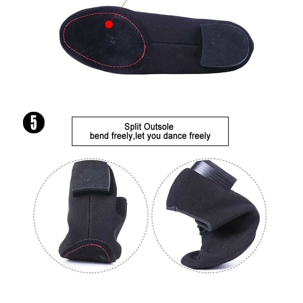 Men Standard Dance Shoes BD309 Ballroom Shoe Canvas Napped Split Outsole Practice Competition Men Modern Dancing Shoe Dancesport
