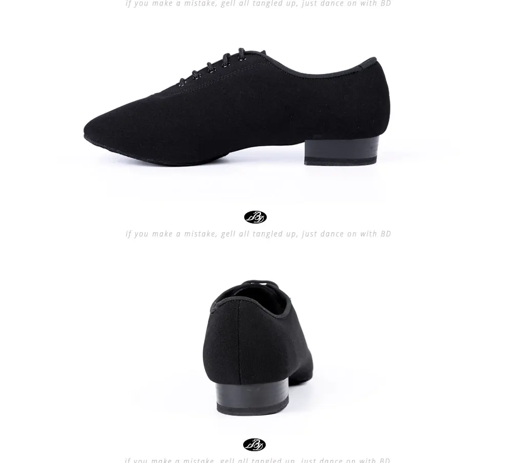 Men Standard Dance Shoes BD309 Ballroom Shoe Canvas Napped Split Outsole Practice Competition Men Modern Dancing Shoe Dancesport
