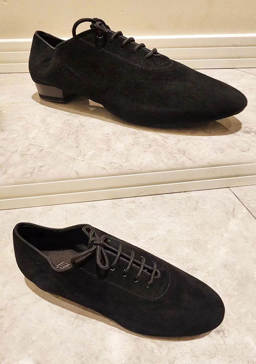Men Standard Dance Shoes BD309 Ballroom Shoe Canvas Napped Split Outsole Practice Competition Men Modern Dancing Shoe Dancesport