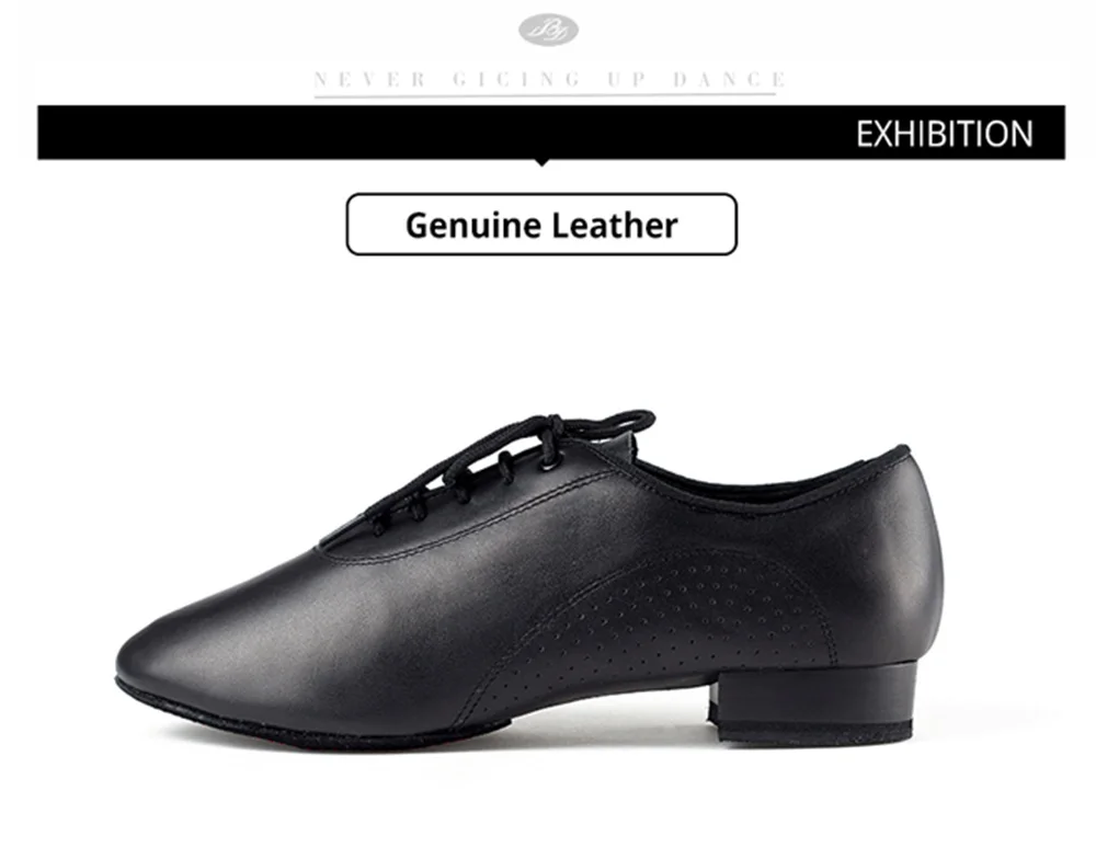 Men Standard Dance Shoes BD309 Ballroom Shoe Canvas Napped Split Outsole Practice Competition Men Modern Dancing Shoe Dancesport