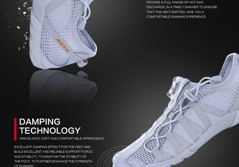 BONA New Popular Style Men Running Shoes Lace Up Athletic Shoes Outdoor Walking Jogging Sneakers Comfortable