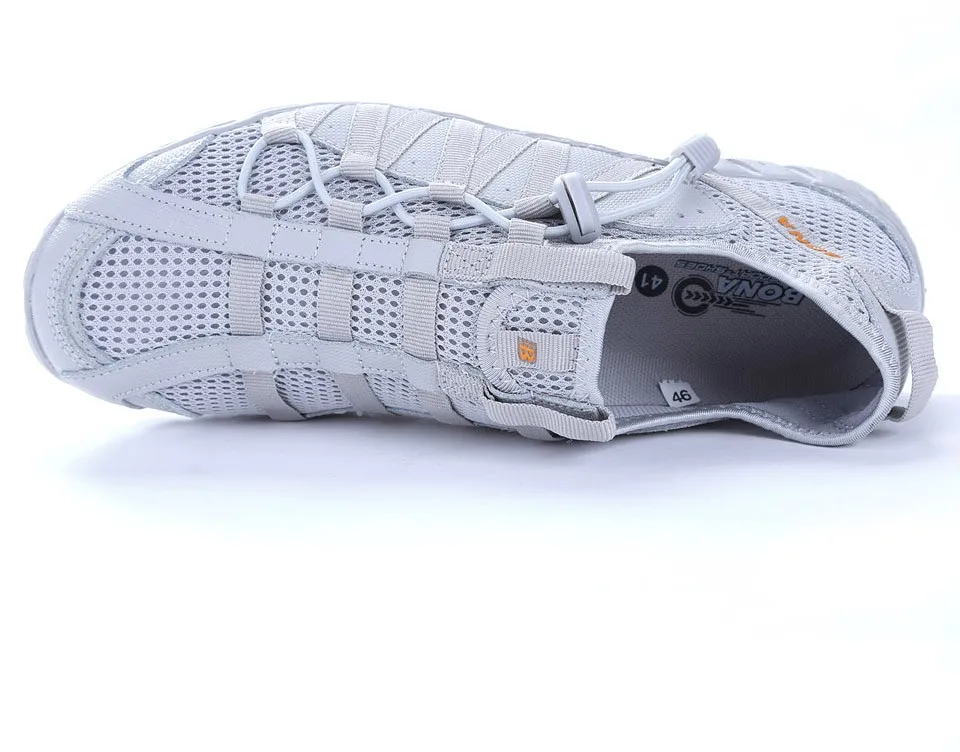 BONA New Popular Style Men Running Shoes Lace Up Athletic Shoes Outdoor Walking Jogging Sneakers Comfortable