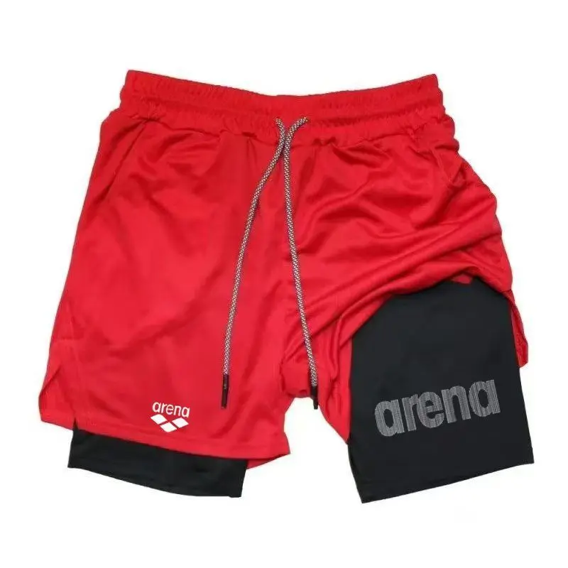 Men's summer gym shorts, beach surfboard shorts, breathable quick drying sports new products launched