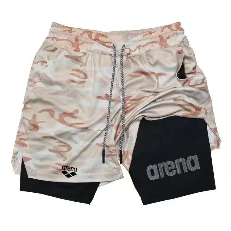 Men's summer gym shorts, beach surfboard shorts, breathable quick drying sports new products launched