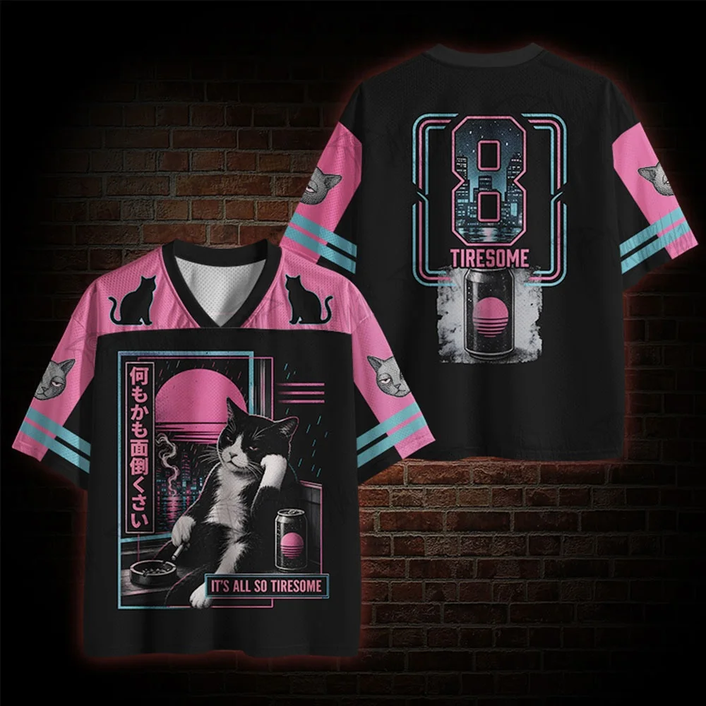2026 New Nordic Mythical Theme Sports Fashion Short Sleeve V-neck Street View Clothing Mythical Fan Gifts T-shirt