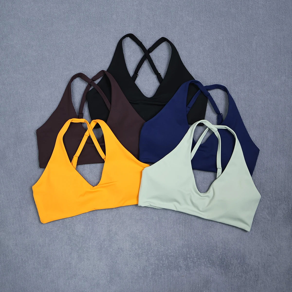 Ctenkevet Women's Summer Quick-Dry Crop Top, Sleeveless Backless Sports Bra & Gym Vest for Outdoor Running & Fitness