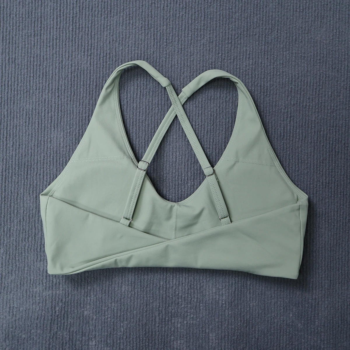 Ctenkevet Women's Summer Quick-Dry Crop Top, Sleeveless Backless Sports Bra & Gym Vest for Outdoor Running & Fitness