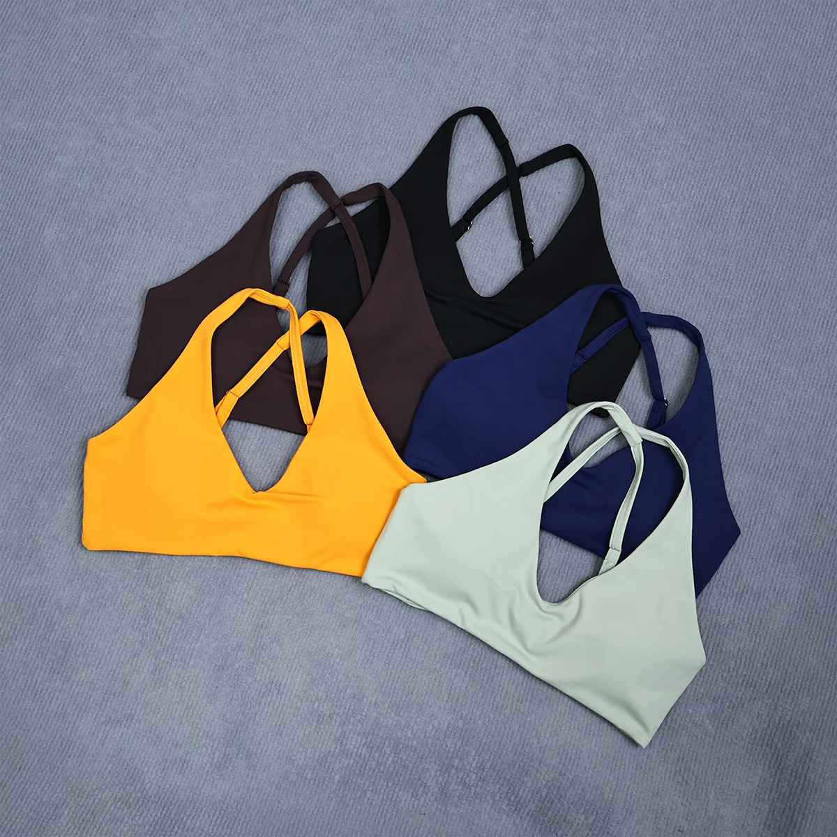 Ctenkevet Women's Summer Quick-Dry Crop Top, Sleeveless Backless Sports Bra & Gym Vest for Outdoor Running & Fitness