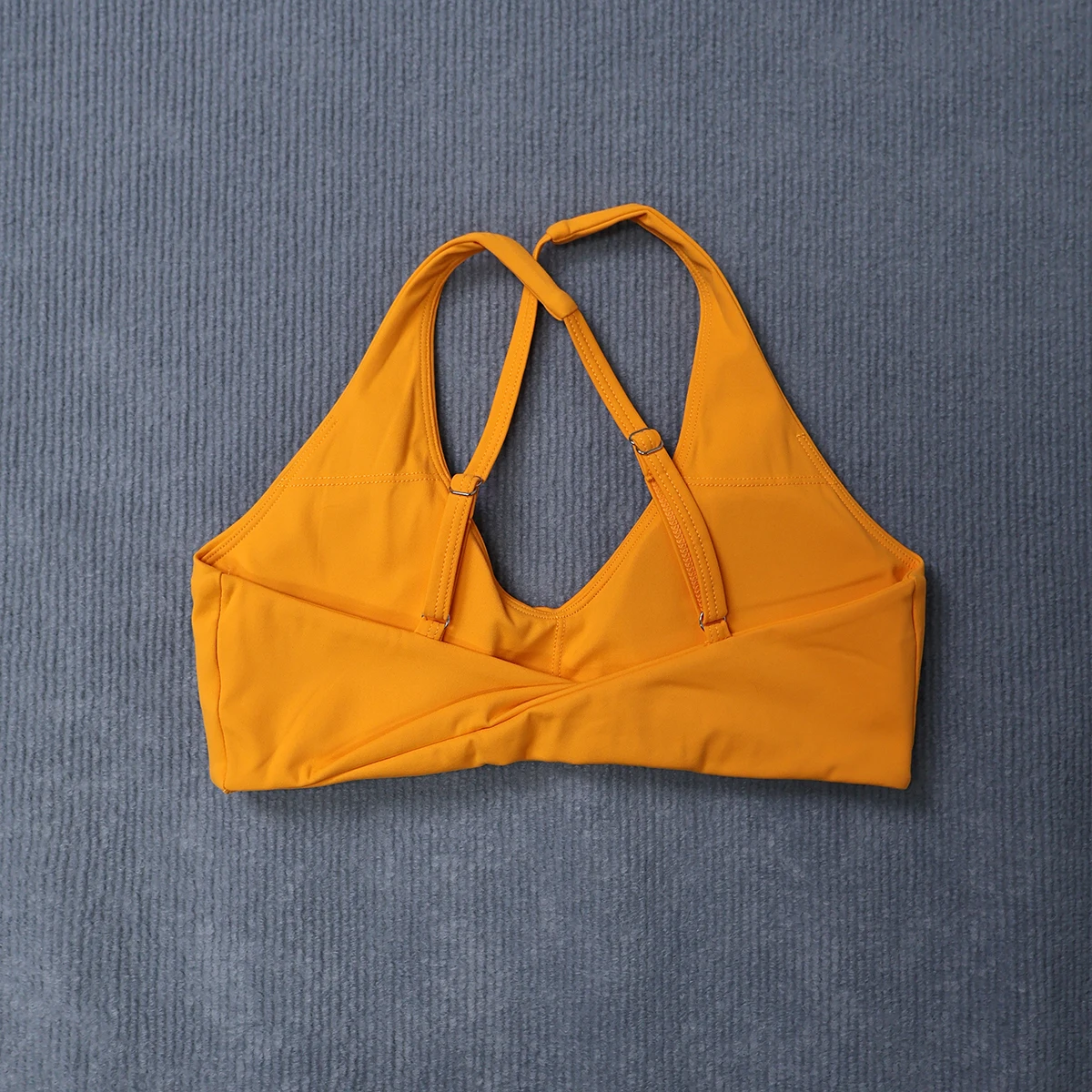 Ctenkevet Women's Summer Quick-Dry Crop Top, Sleeveless Backless Sports Bra & Gym Vest for Outdoor Running & Fitness