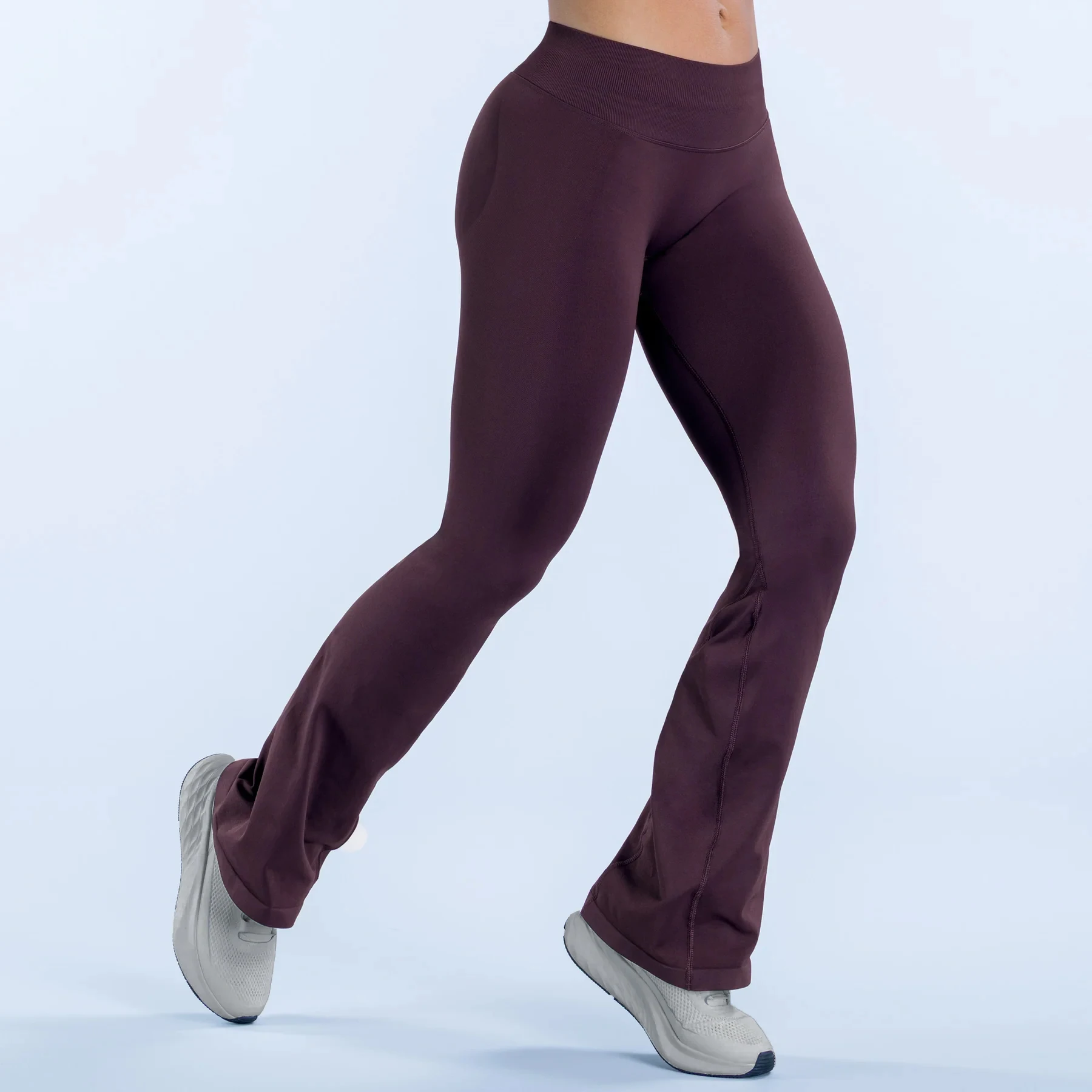 NCLAGEN Active Flares Women's Seamless Yoga Leggings Fitness Workout Gym Trousers Squat Proof Scrunch Butt Lifting Sports Pants
