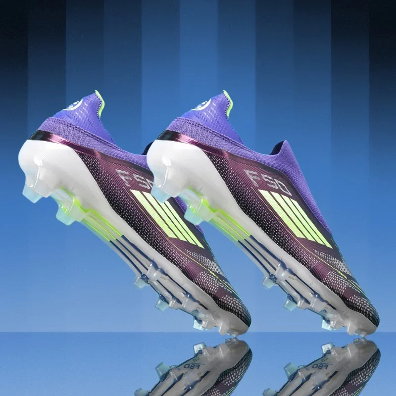 New Men Soccer Shoes Match Breathable Sport Boys Adult Long Spikes Football Boots Training Outdoor Cleats Non Slip Comfortable
