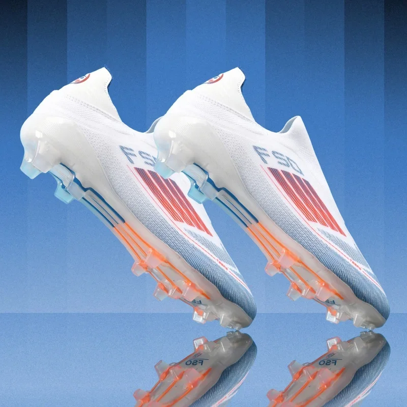 New Men Soccer Shoes Match Breathable Sport Boys Adult Long Spikes Football Boots Training Outdoor Cleats Non Slip Comfortable