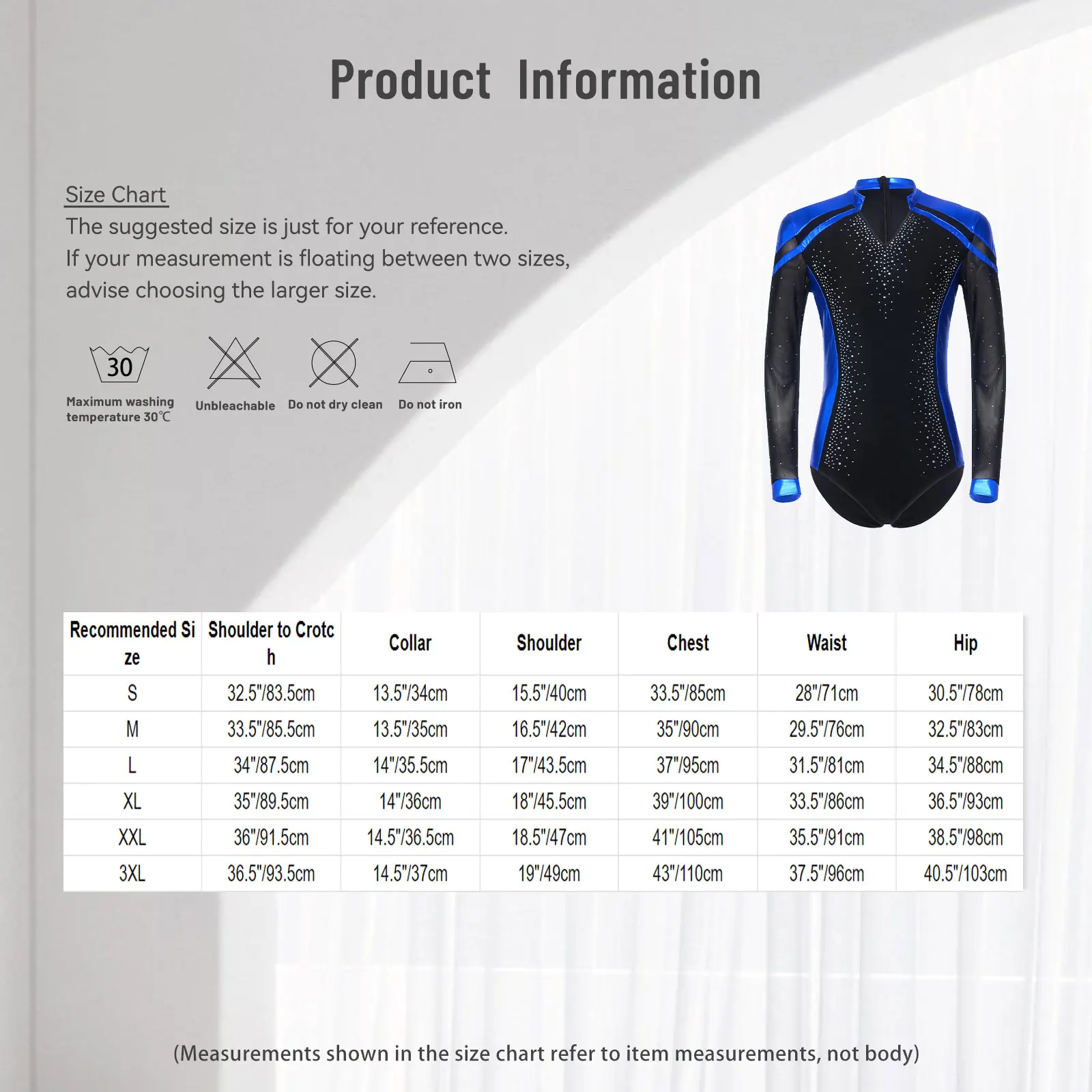 Men Long Sleeve Shiny Rhinestone Sheer Mesh Figure Skating Bodysuit Latin Dance Cha-cha Ballet Gymnastics Leotard Dancewear
