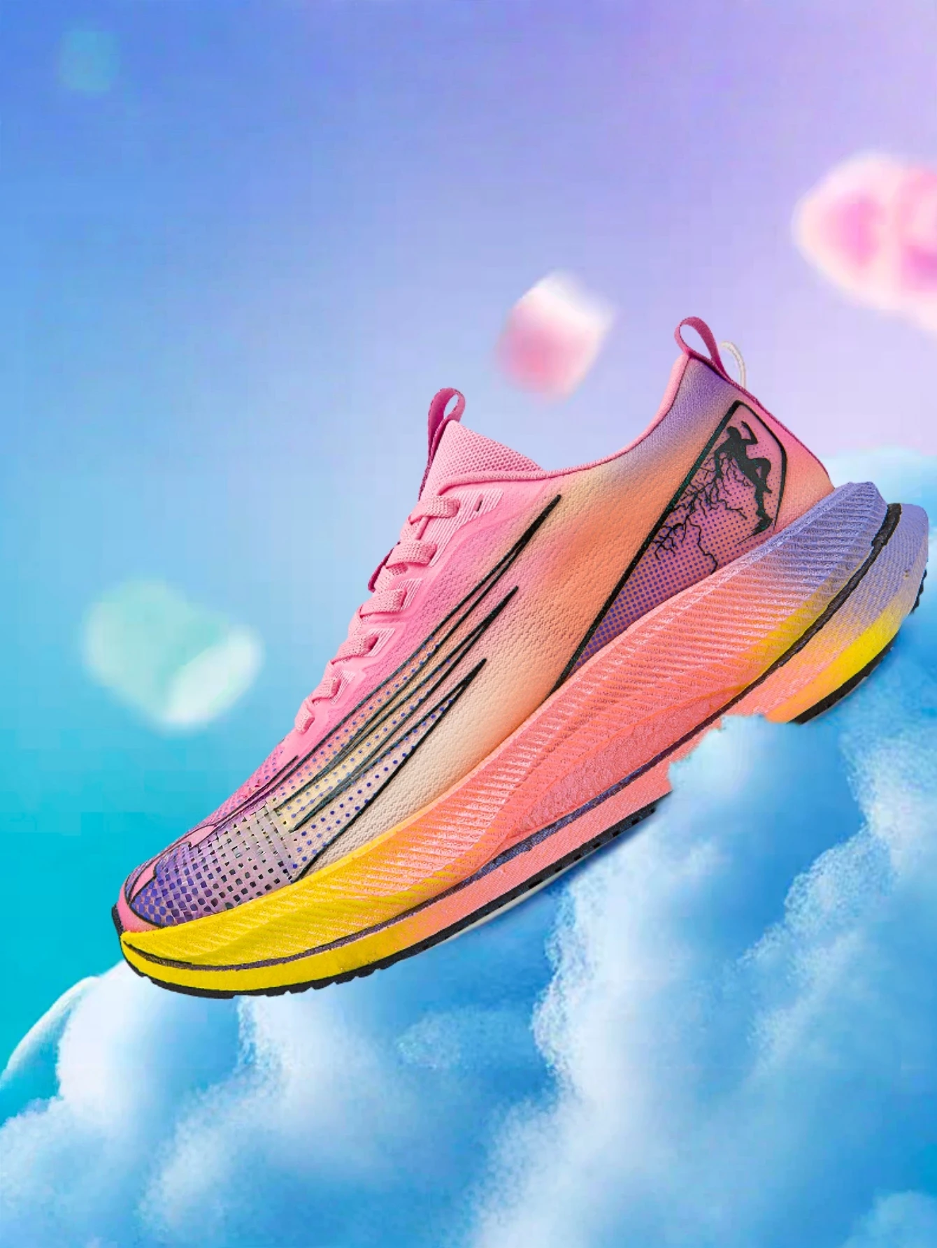 Men's Ultra-Light Professional Marathon Running Shoes, Featuring a Breathable Low-Top Design, Suitable for Year-Round Training, Gym Workouts, and Track and Field Sports