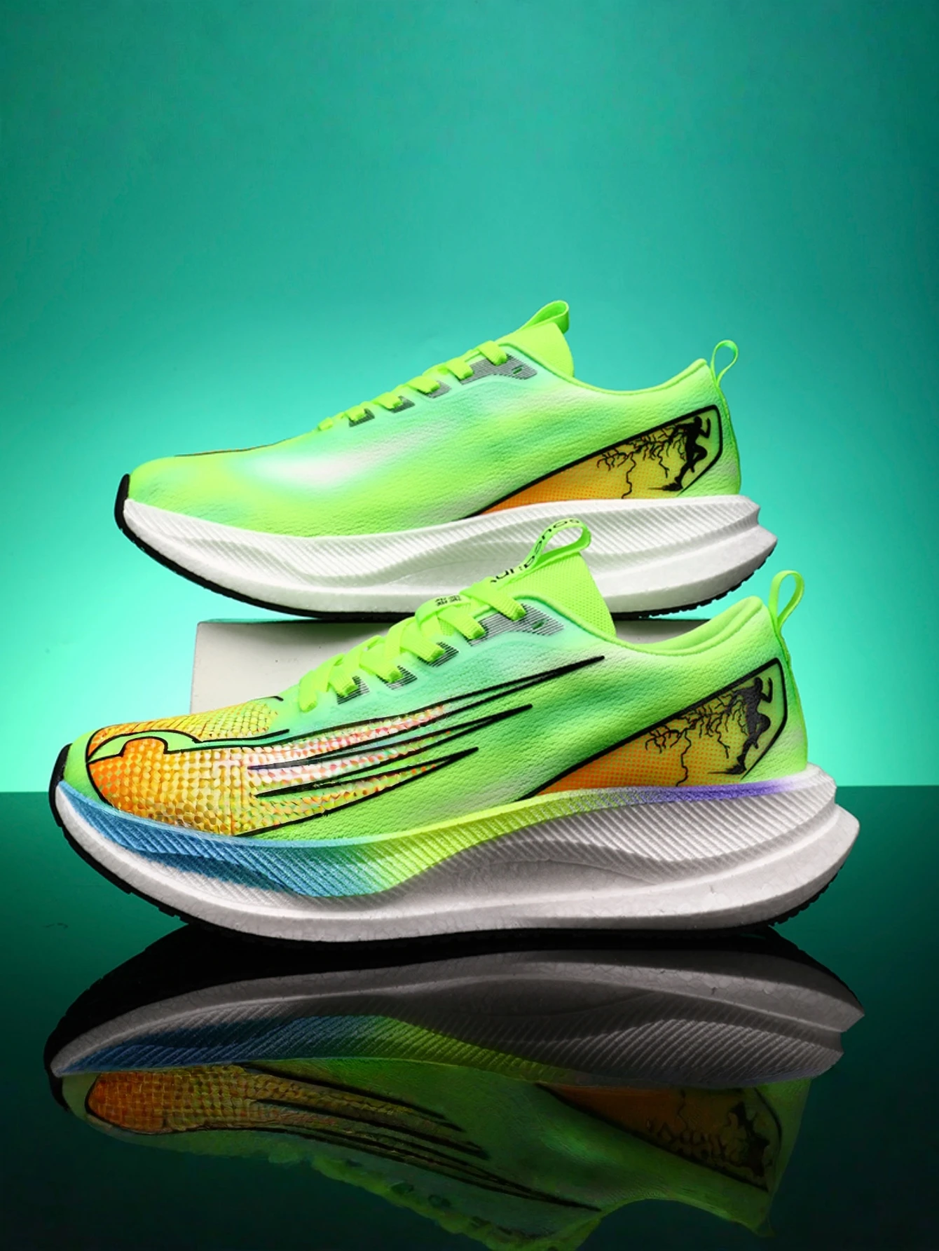 Men's Ultra-Light Professional Marathon Running Shoes, Featuring a Breathable Low-Top Design, Suitable for Year-Round Training, Gym Workouts, and Track and Field Sports