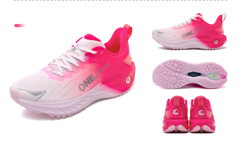 ONEMIX Breathable Casual Running Shoes Lightweight Summer Jogging Gym Sports Shoes for Men And Women Outdoor Cushioned