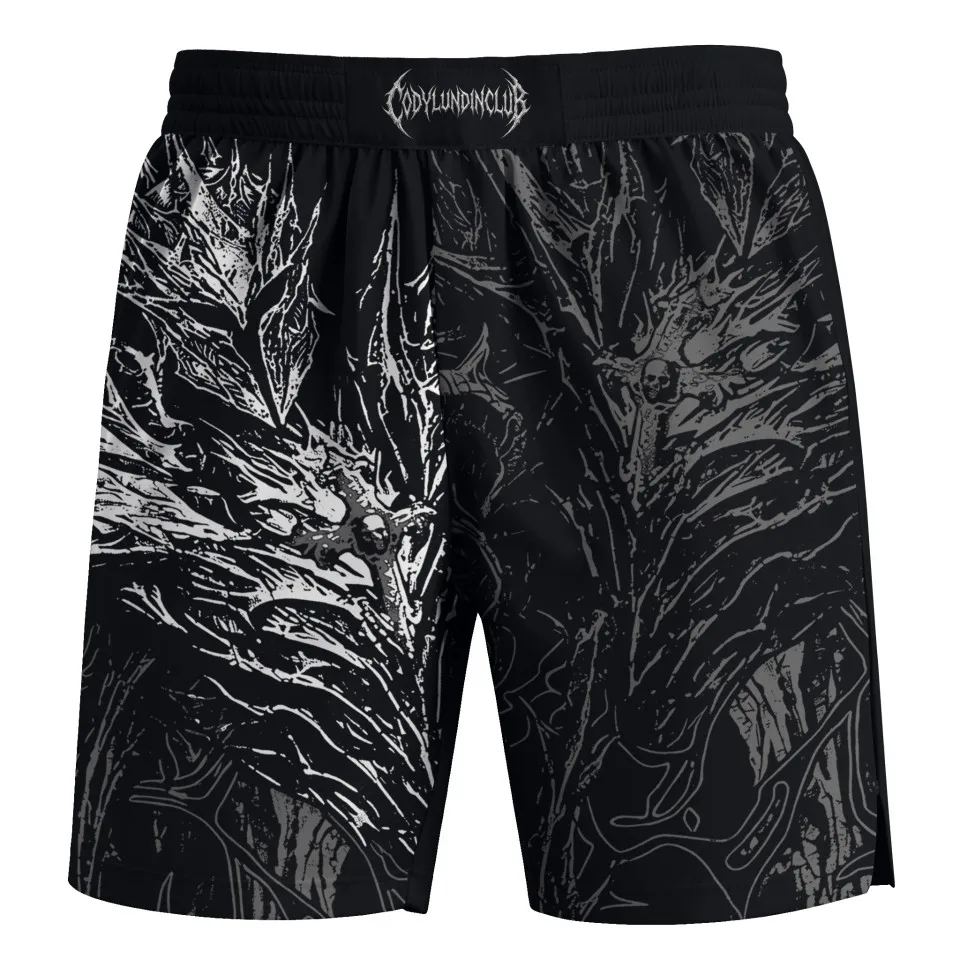 No Gi Bjj Rash Guard MMA T-shirt+Short Sets Jiu Jitsu Rashguard For Men Grappling Muay Thai Training Boxing Jereys Sportswear