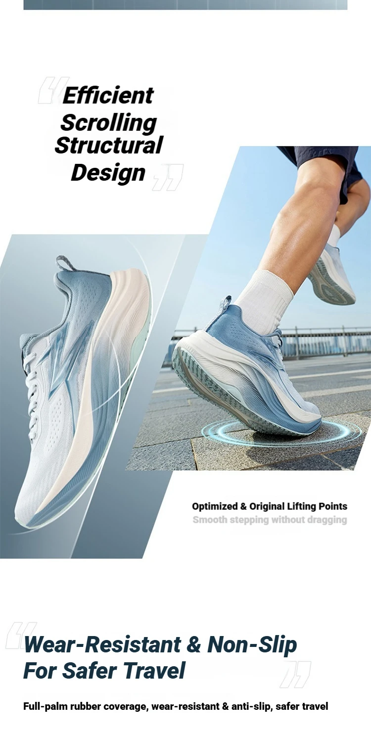 361 Degrees O2 Professional Men Marathon Training Shoes Lightweight Rebound Durable Male Running Sneakers 672632222