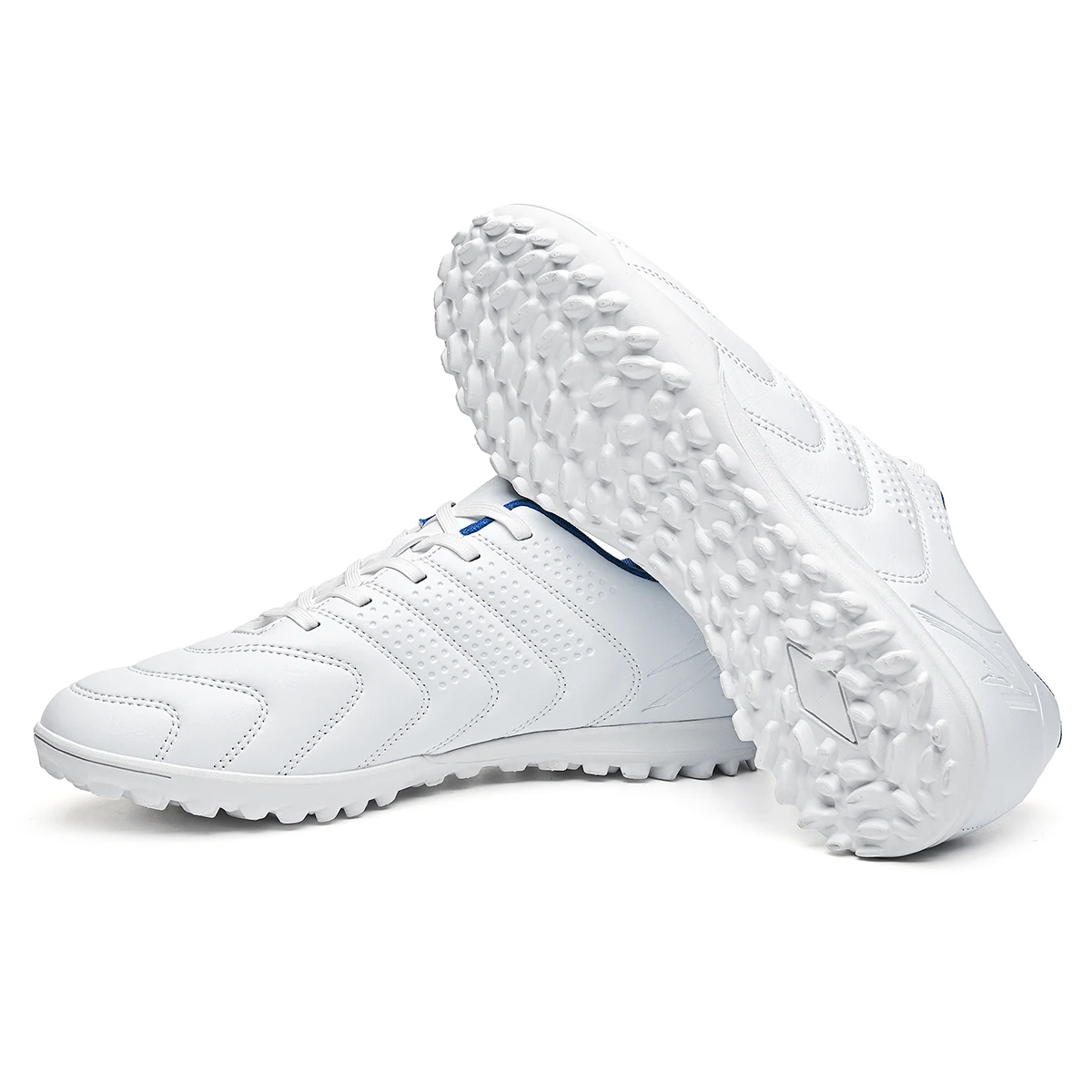 Unisex Adult TF Soccer Shoes PU Breath Fabric Rubber Dense Stud Anti-slip Wearproof Artificial Turf Daily Training Sneakers