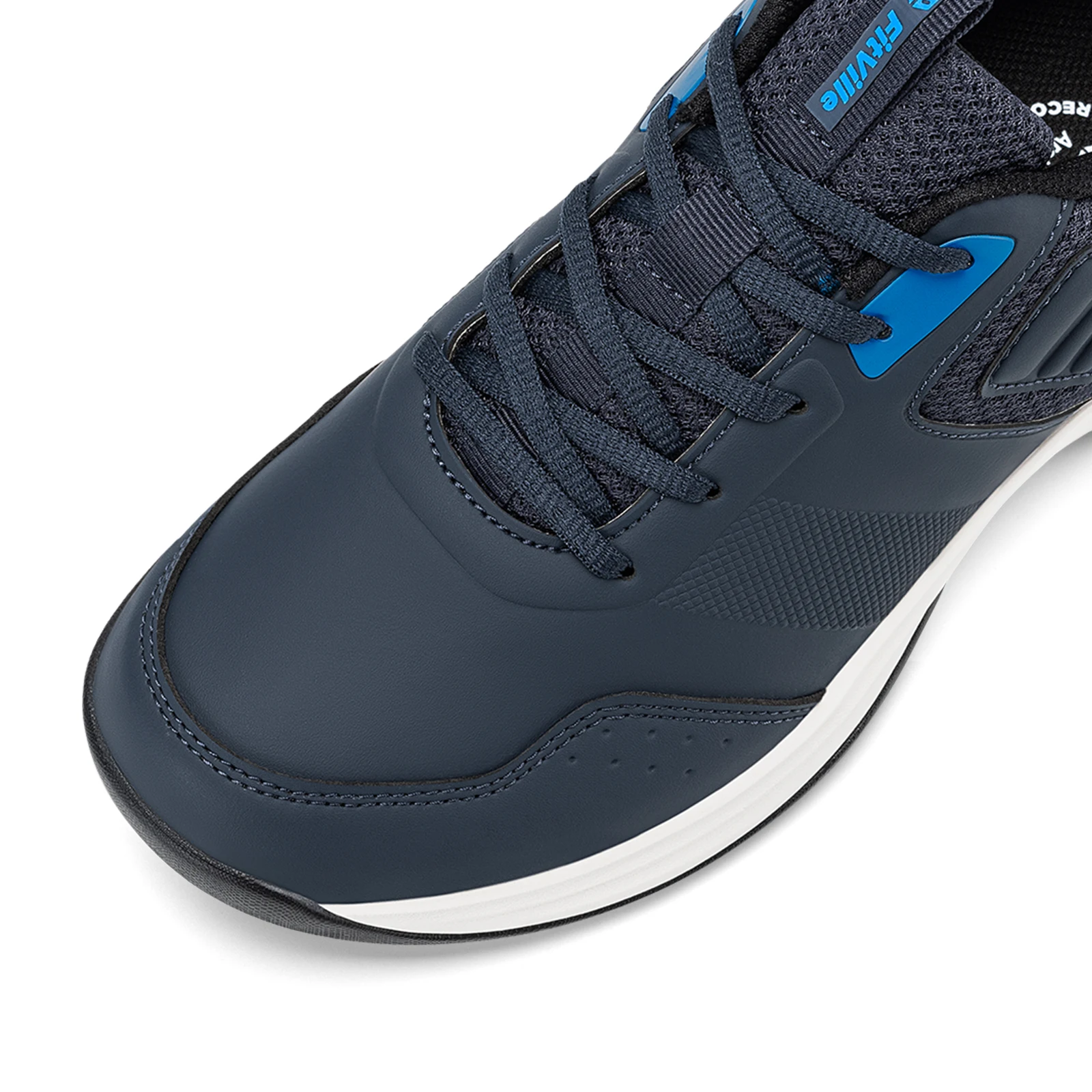 Fitville Professional Men's Golf Shoes Extra Wide Toe Casual Golfer Sneakers Cushioned Water Resistant Sport Shoes for Men