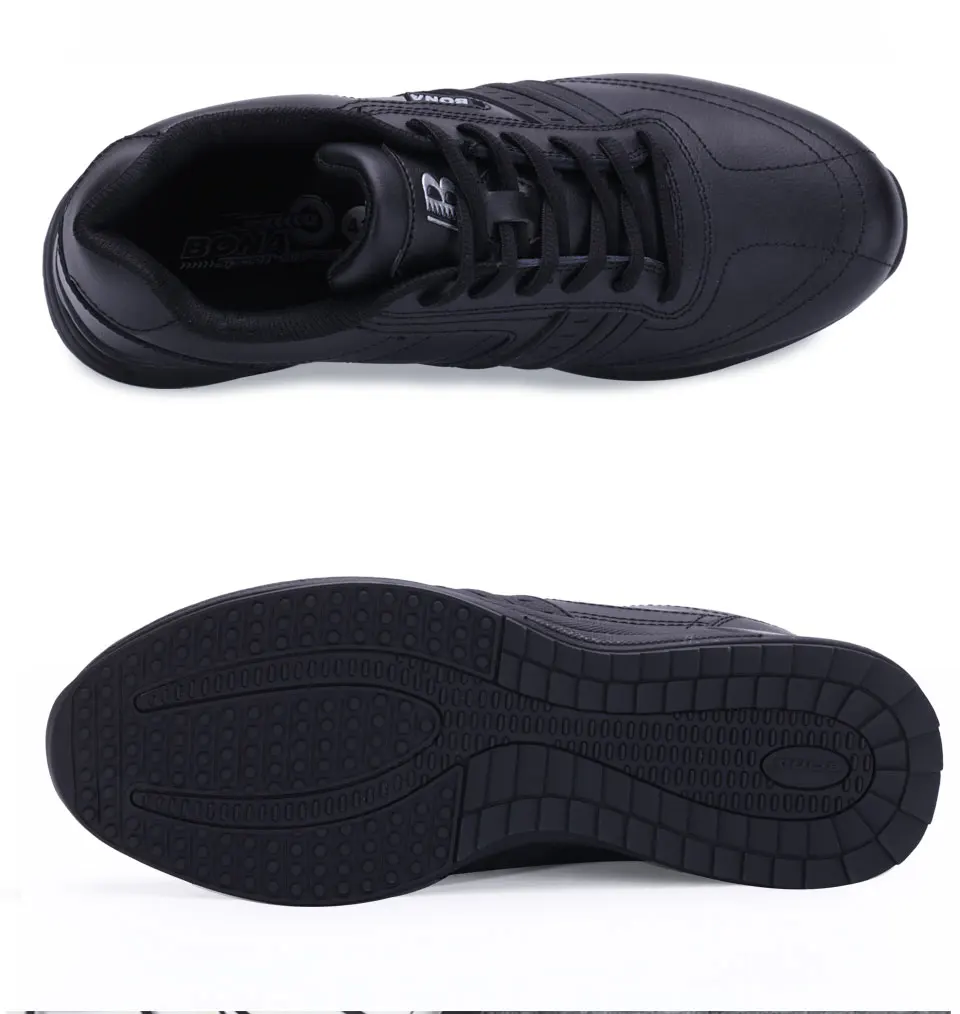BONA New Hot Style Men Walking Shoes Lace Up Sport Shoes Outdoor Jogging Athletic Shoes Comfortable Men Sneakers