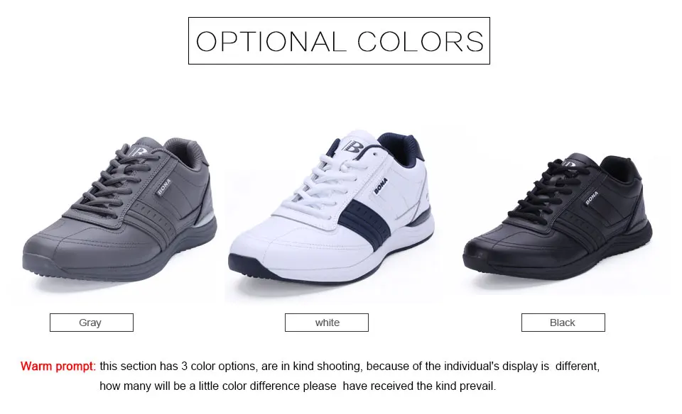 BONA New Hot Style Men Walking Shoes Lace Up Sport Shoes Outdoor Jogging Athletic Shoes Comfortable Men Sneakers