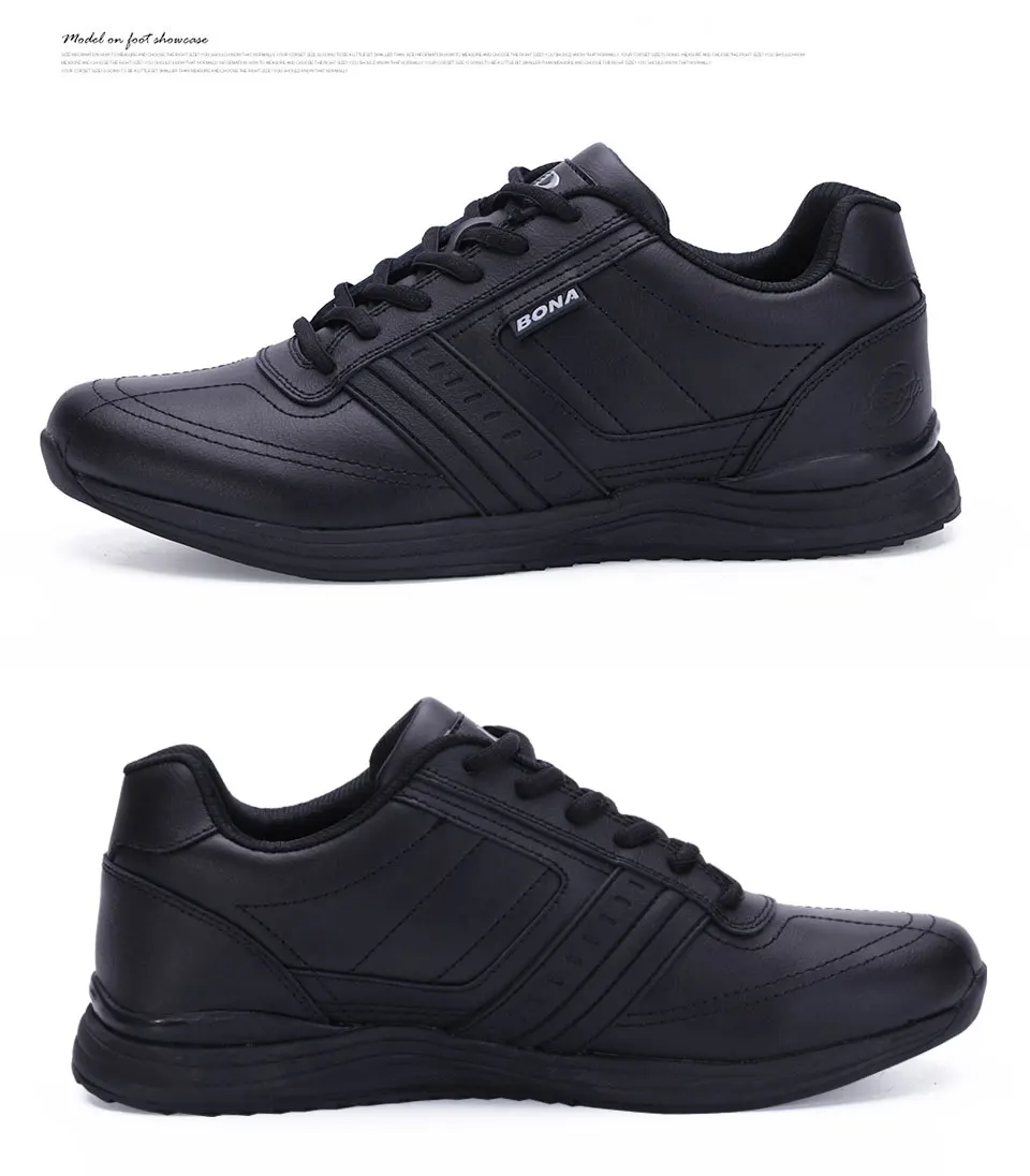 BONA New Hot Style Men Walking Shoes Lace Up Sport Shoes Outdoor Jogging Athletic Shoes Comfortable Men Sneakers