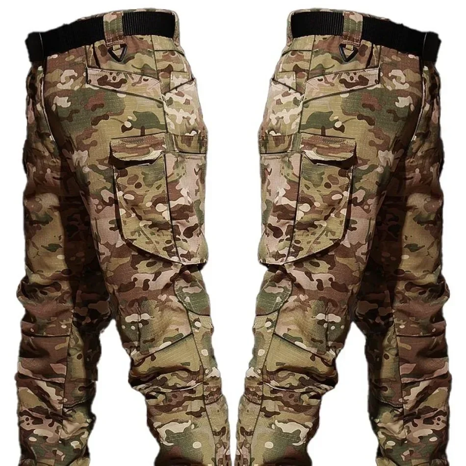Camo Tactical Suits Training Sets MCBK Army Multicam Combat Uniforms Workwear Pants Men Trainning Hunting Clothes Wear-resisting