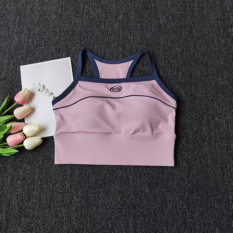 Women Sexy Sports Bra Crop Tops Tube Top Bra Female Streetwear Sleeveless Sport Lingerie Tee Crop Top Sports Vest Yoga Bra